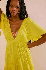 La La Maxi Dress-Golden Kiwi