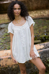 Tilly Mini Dress-Clean Ivory