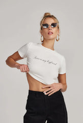 Paris Is My Boyfriend Baby Tee