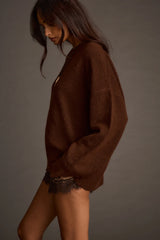 Zoe Brown Oversized Sweater