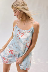 Kimchi Blue Swing Time Ruffle Babydoll Mini Dress