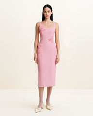 Garden Grace Sheath Dress - Pink