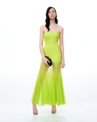 Thalassa Mesh Dress - Lime Green