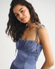Bra-Free Tie-Strap Maxi Dress