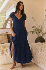 Aura Maxi Dress-Poseidon