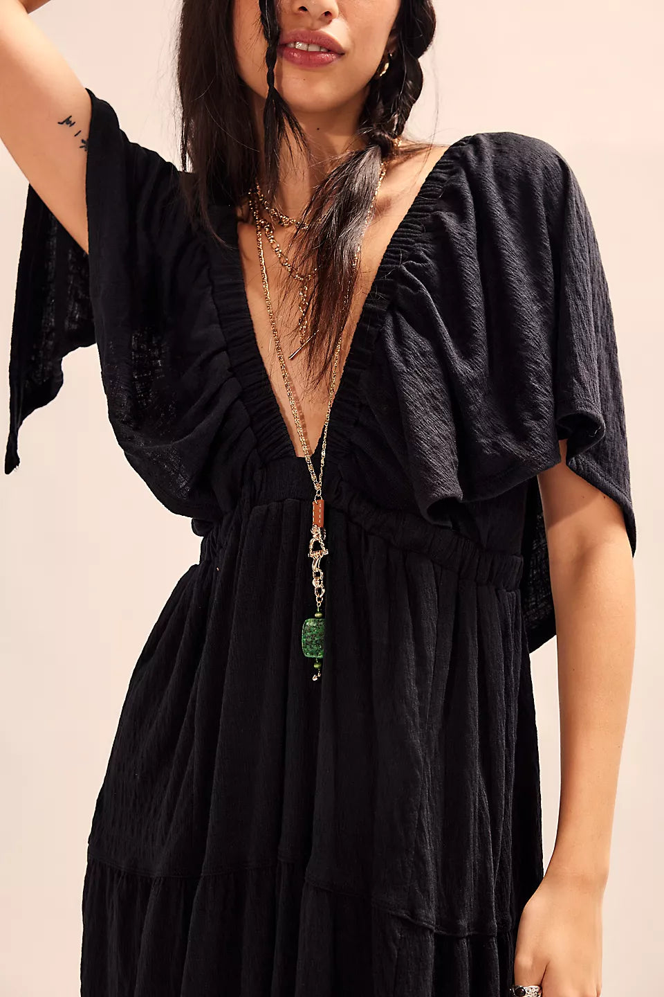 La La Maxi Dress-Black