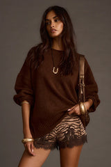 Zoe Brown Oversized Sweater