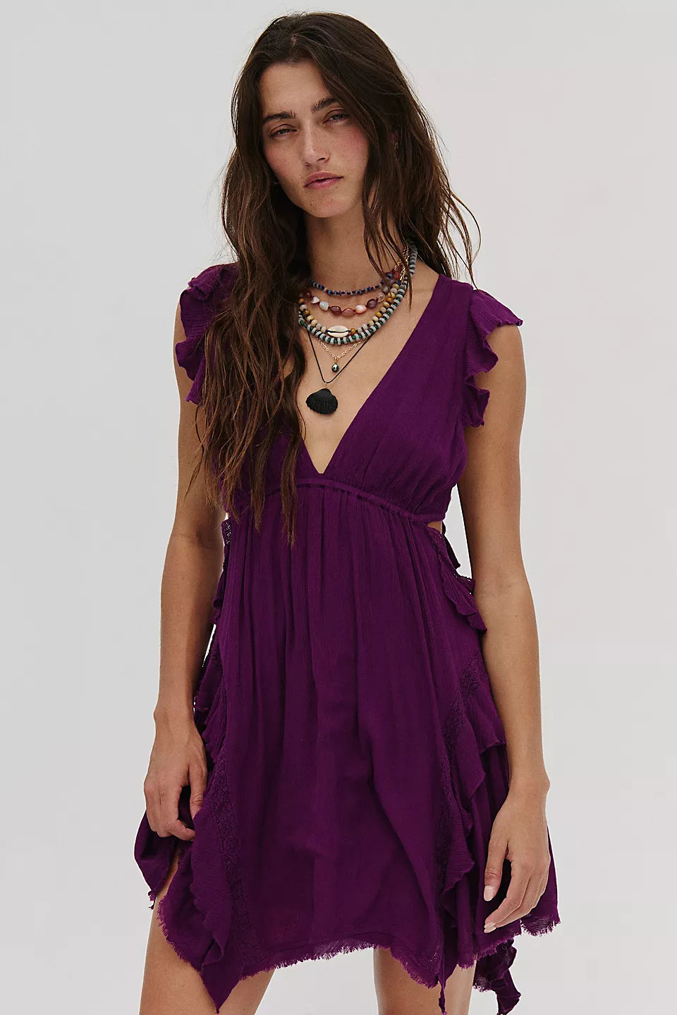 More Is More Mini Dress-New Age Purple