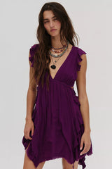 More Is More Mini Dress-New Age Purple