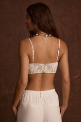 Princesa White Lace Bodysuit