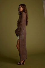 Oakley Mocha Knit Maxi Cardigan