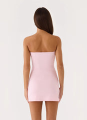 Eluna Strapless Mini Dress - Pink