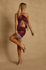 Luna Cove Mulberry Mini Skirt