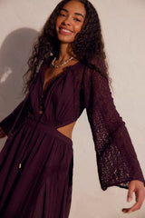 Lacie Maxi Dress-Fudge