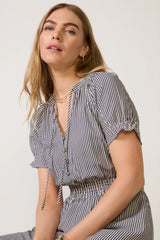 Mina Stripe Midi Dress