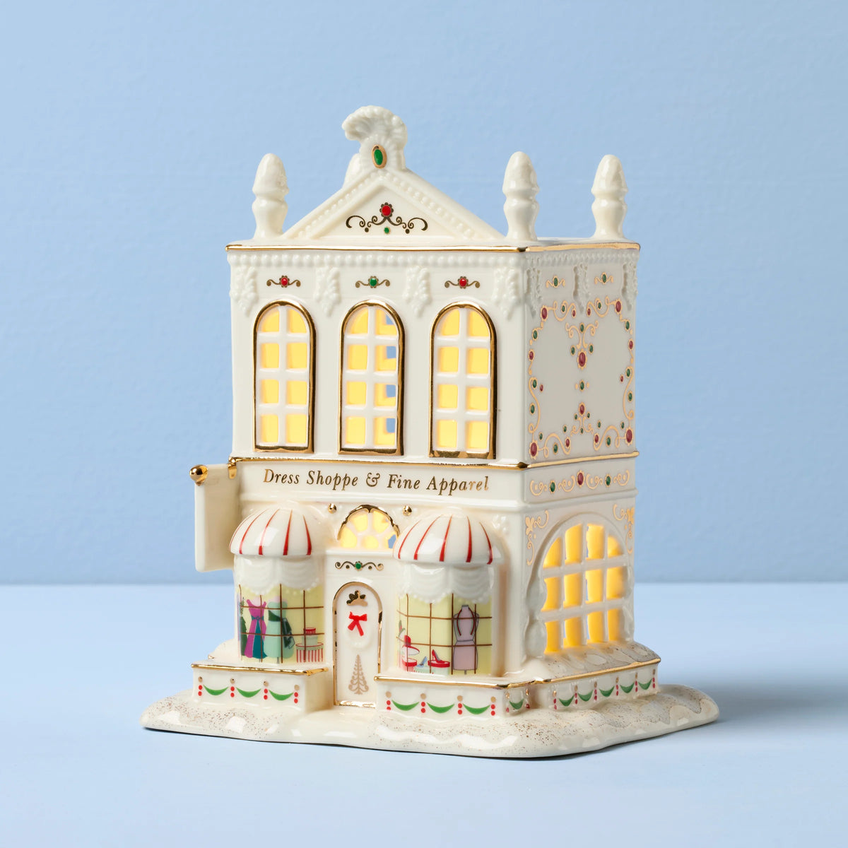 Mistletoe Park Dress Shoppe Lit Figurine