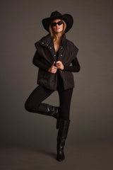 Summit Black Puffer Vest