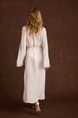 Dove White Bridal Robe