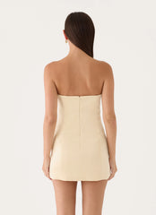 The Spotlight Mini Dress - Champagne