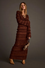 Melrose Espresso Maxi Dress