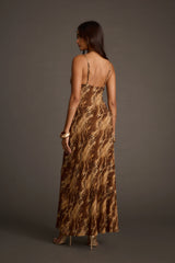 Zaila Animal Print Maxi Dress