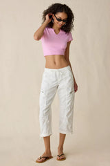 BDG Sidekick Crop Cotton Utility Pants
