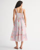 A&F Sydney Smocked Convertible Midi Dress-Peony Pattern