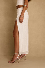 Ibiza White Maxi Skirt
