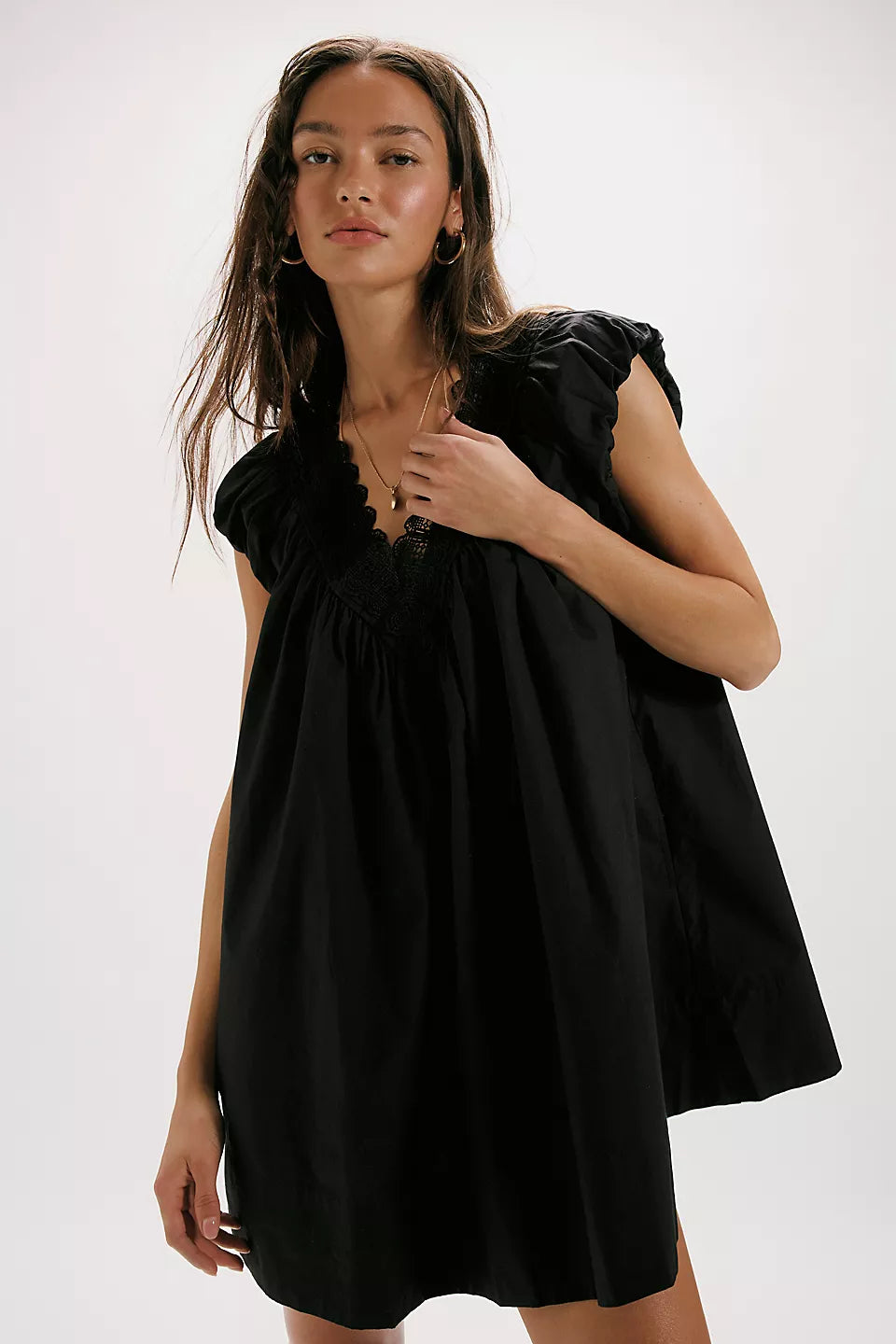 Sundazed Mini Dress-Black