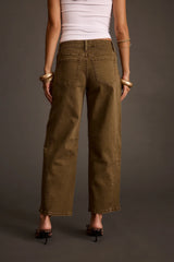 Muse Olive Barrel Jeans