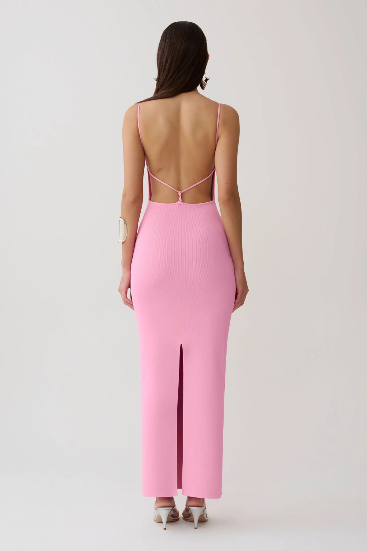 Robin Strappy Back Bandage Maxi Dress - Lipstick Pink