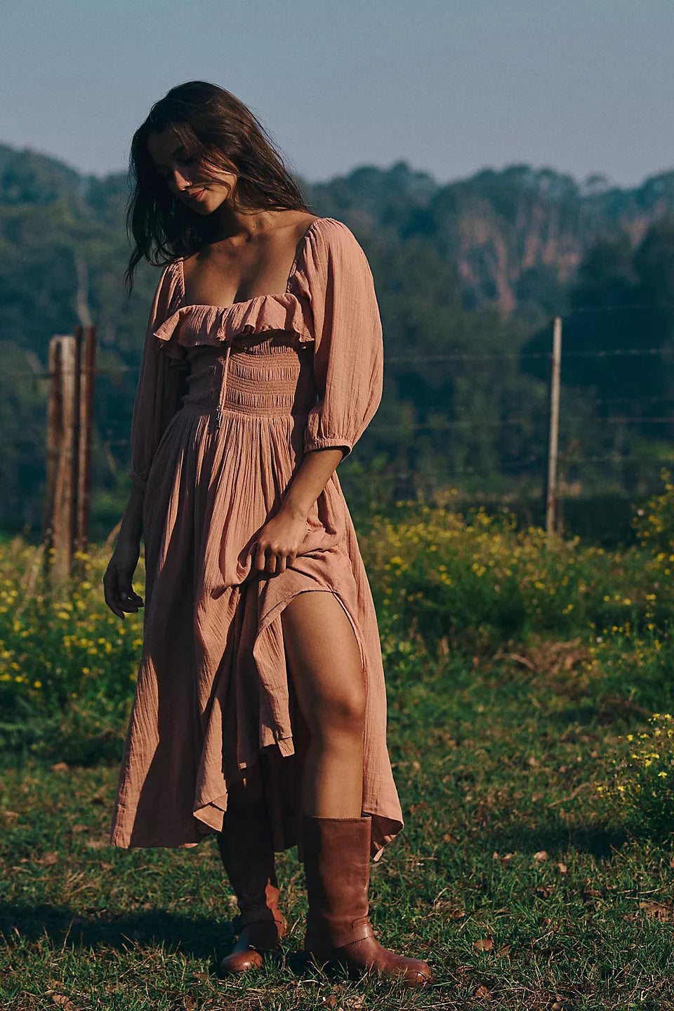 Oasis Midi Dress-Tuscany