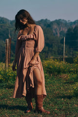 Oasis Midi Dress-Tuscany