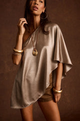 Anya Steel One Shoulder Top