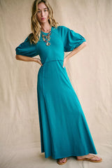 Brentwood Maxi Dress-Tropic Teal