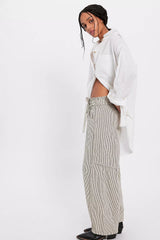 Something Good Pull-On Barrel Pants-Ivory