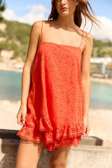 Joy Ride Romper-Spicy