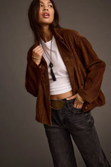 Wendi Mocha Corduroy Jacket