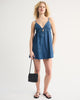 Bra-Free Tie-Front Chambray Skort