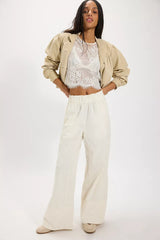 Day's End Linen Pull-On Pants
