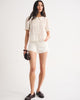 100% Cotton Puff-Sleeve Blouse