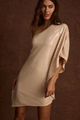 Heiress Blush Sequin Mini Dress
