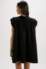Sundazed Mini Dress-Black